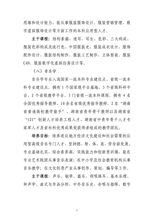 長沙學(xué)院2023年藝術(shù)類專業(yè)招生簡章