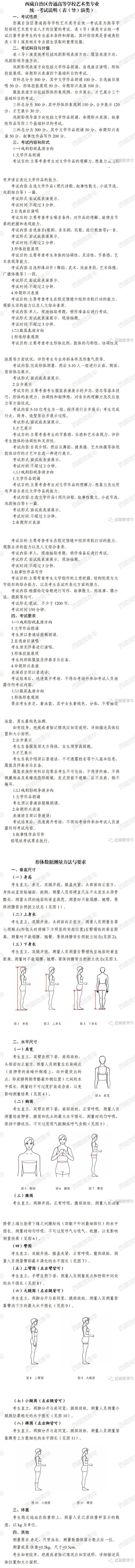 西藏自治區(qū)普通高等學(xué)校藝術(shù)類專業(yè)統(tǒng)一考試說明（表（導(dǎo)）演類）