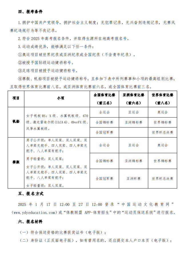 江蘇師范大學(xué)2025年優(yōu)秀運(yùn)動員免試入學(xué)招生簡章