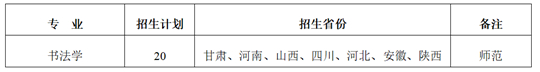 陜西師范大學(xué)2025年書法學(xué)專業(yè)招生簡章